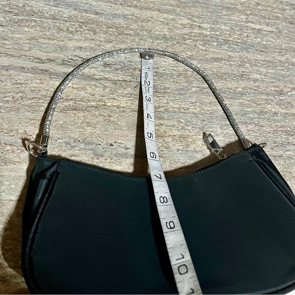 Playboy bunny handbag with rhinestone bunny and strap - Picture 14 of 16